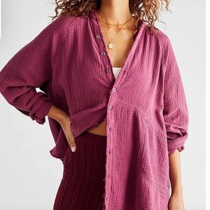 Free People We the Free Daydream button down